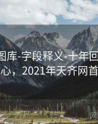 天齐网图库-字段释义-十年回顾-学习中心，2021年天齐网首页